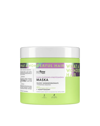Emollient-Protein Mask for Low Porosity and Limp Hair so!flow