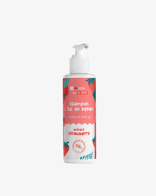 2-in-1 Hair and Body Wash for Children with Strawberry Scent HiSkin