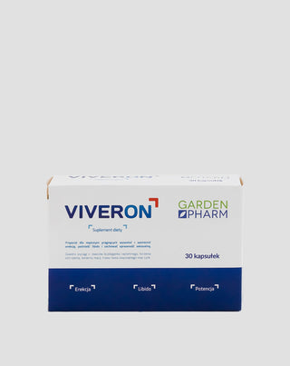 GardenPharm Viveron libido and potency tablets with ginseng and tribulus terrestris 30 capsules