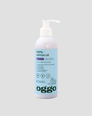 Salmon Oil 100% complementary feed for dogs for immunity and energy Oggo 250 ml - 1