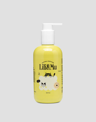 Lili&Mu natural moisturising baby bath foam with aloe extract
