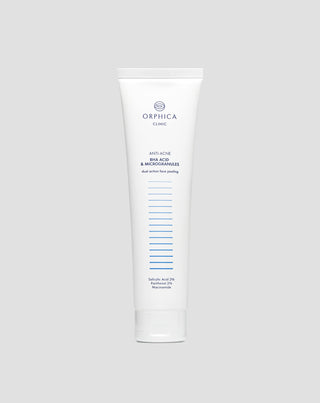 Face peeling for acne-prone skin with niacinamide, panthenol, BHA, and microbeads Anti-Acne Orphica Clinic 100 ml - 1