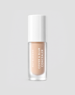 Covering and smoothing concealer for under eyes and face with Vitamin C for dark circles and discolouration 5 ml Nutridome - 2