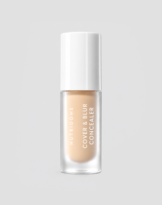 Covering and smoothing concealer for under eyes and face with Vitamin C for dark circles and discolouration 5 ml Nutridome - 3