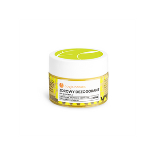 Natural Cream Deodorant - Healthy Flax and Patchouli Deodorant Opcja Natura - 1