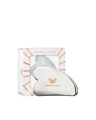 Stainless Steel Gua Sha Face Massage Plate Cryo Ice Gua Sha Crystallove - 1