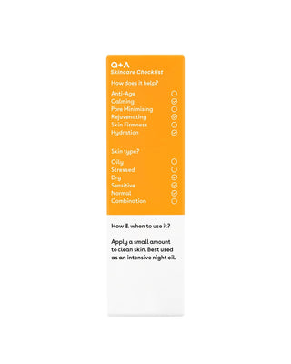 Q+A Super Food Facial Oil – revitalising facial oil with Vitamins A, C, E & F - 3