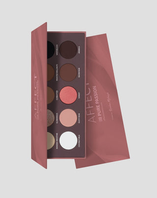 Long-Lasting Pressed Eyeshadow Palette Pure Passion Affect Professional Cosmetics - 1