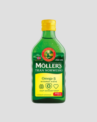 Moller's lemon-flavored Norwegian Tranium with 600 IU of vitamin D3 - 1