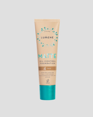 Lumene Matte 4 Tan high coverage mattifying foundation with SPF 20 - 1