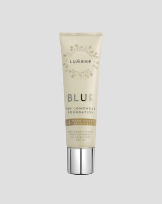 Lumene Blur 4 Warm Honey up to 16h high coverage smoothing foundation with SPF 15 - 1