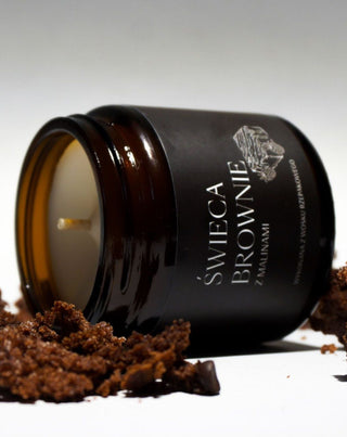 Mglife Raspberry Brownie scented vegan rapeseed candle 120 ml - 2