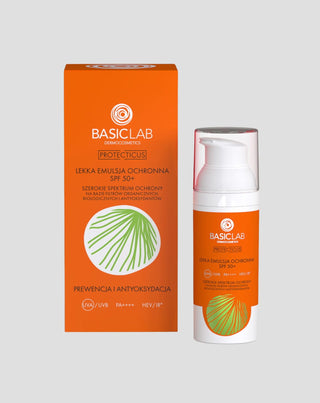 Light SPF 50+ Protective Emulsion Moisturising and Smoothing with Vitamins A and C BasicLab - 1