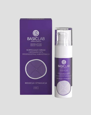 Corrective serum 0.07% retinal, phytosphingosine and carnosine 2.0 Reduction and stimulation BasicLab - 1
