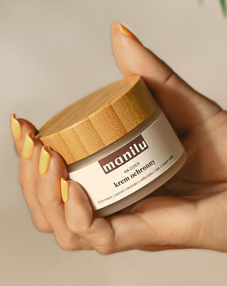 Protective Day Cream with Shea Butter, Vitamin C, and Raspberry Seed Oil Manilu - 3