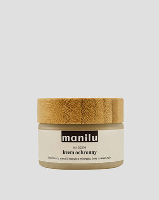Protective Day Cream with Shea Butter, Vitamin C, and Raspberry Seed Oil Manilu - 1