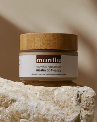 Nourishing Exfoliating Face Mask with Olive Seed and Macadamia Oil Manilu - 2