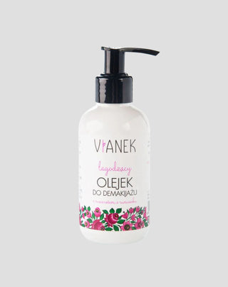 Vianek soothing make up remover oil for eyes, face, and lips with chamomile macerate
