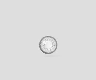 Graphite grey zero power monthly coloured contact lenses Grey Moons No. 3 Ovio - 3