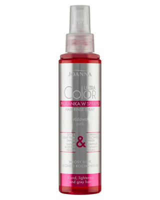 Rose Toning Hair Rinse Spray Eliminating Yellow Reflections Ultra Colour Joanna - 1