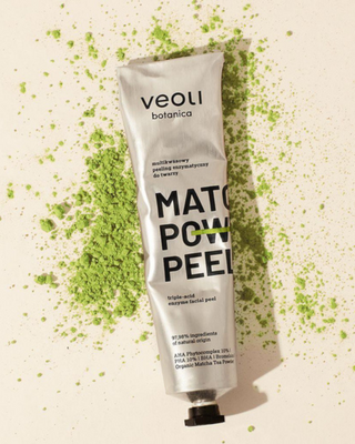 Veoli Botanica Matcha Power Peel enzymatic scrub with AHA 10%, PHA 10%, BHA - 2