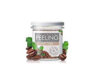 Natural shea butter and coffee sugar scrub to reduce orange peel E-Fiore - 1