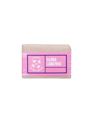 Salty lavender soap with Himalayan salt and French blue clay Four Spikes Soap Shop - 1