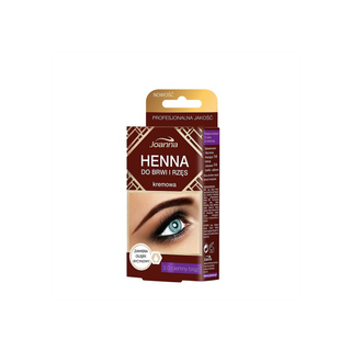 Cream Brow and Lash Henna in Brown with Castor Oil Joanna - 1