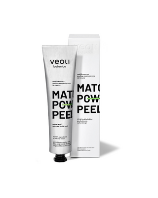 Veoli Botanica Matcha Power Peel enzymatic scrub with AHA 10%, PHA 10%, BHA - 1