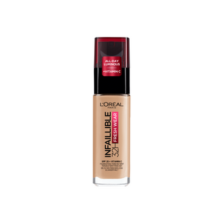 Long-lasting foundation with SPF 25 Infaillible Fresh Wear 140 Golden Beige L'Oreal Paris. - 1
