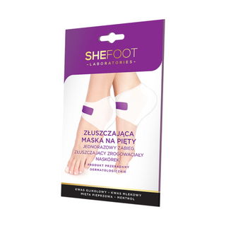 Exfoliating Heel Mask with AHA Acids to Remove Calloused Skin SheFoot - 1