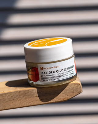 Ointment for dry and cracked skin for abrasions and burns Opcja Natura_2