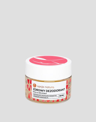 Natural deodorant in cream - healthy deodorant Pinia & Grapefruit Option Nature - 1