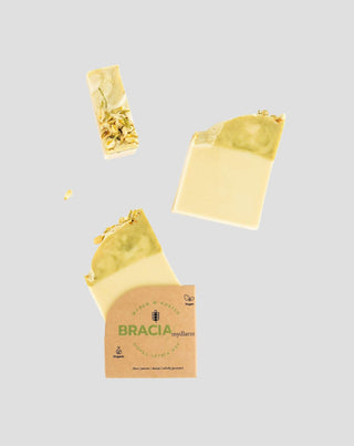 Bar soap with jasmine and acacia for wrinkles and acne Warm summer night Bracia Mydlarze_2
