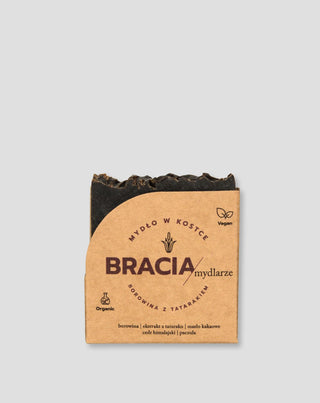 Antibacterial and antifungal bar soap Peat with calamus Bracia Mydlarze