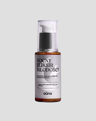 Night youth elixir with coenzyme Q10 for dry, tired, and mature skin Auna - 1