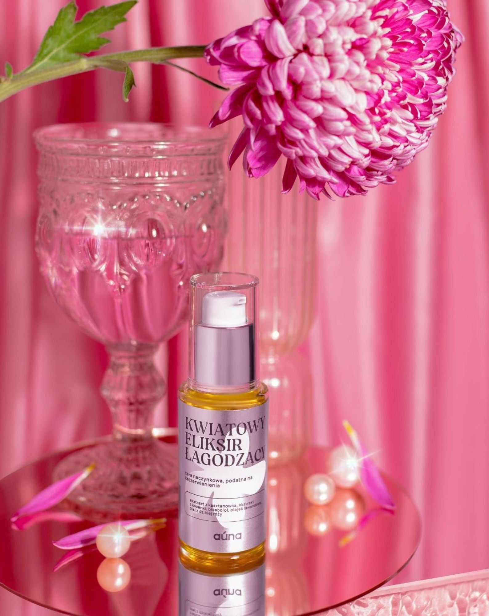 Soothing Floral Elixir for Sensitive Skin with Horse Chestnut Extract Auna