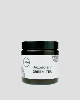 Refreshing organic cream deodorant with baking soda Green Tea La-Le - 1