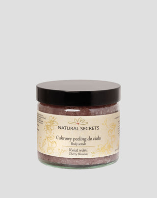 Natural sugar body scrub with a beautiful cherry blossom scent Natural Secrets - 1