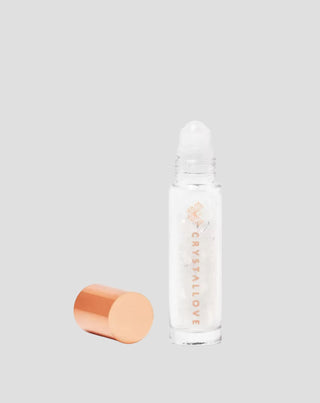 Bottle with crystals for oil - rock crystal Crystallove - 1