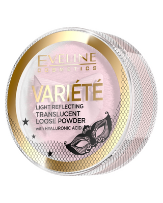 Eveline Variete loose light-reflecting powder with soft fluff for application - 1
