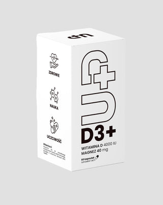 UP Health Pharma Up D3+ supplement with Vitamin D3 in combination with magnesium, 60 capsules - 1