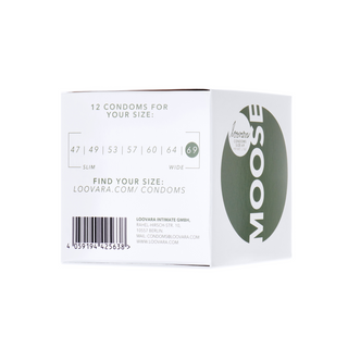 Loovara Moose 69 vegan condoms 12 pcs. - 2