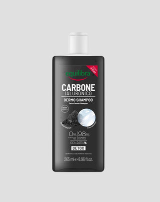 Equilibra activated charcoal and aloe vera cleansing shampoo