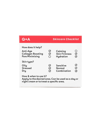 Q+A Face & Neck Cream firming cream with 5-HTP amino acid - 3