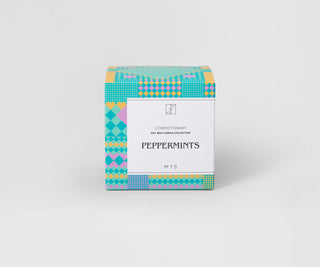 Mys peppermints scented soy candle in a ceramic pot - 1