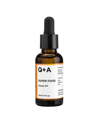 Q+A Super Food Facial Oil – revitalising facial oil with Vitamins A, C, E & F - 1