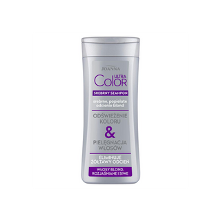 Silver Ash Blond Shampoo Reducing Yellow Undertones Ultra Colour Joanna - 1