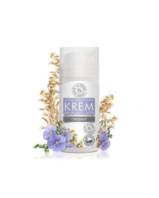 Oat cream with flax and orange oil for hands and feet E-Fiore - 1