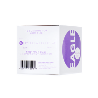 Loovara Eagle 47 vegan condoms 12 pcs. - 2